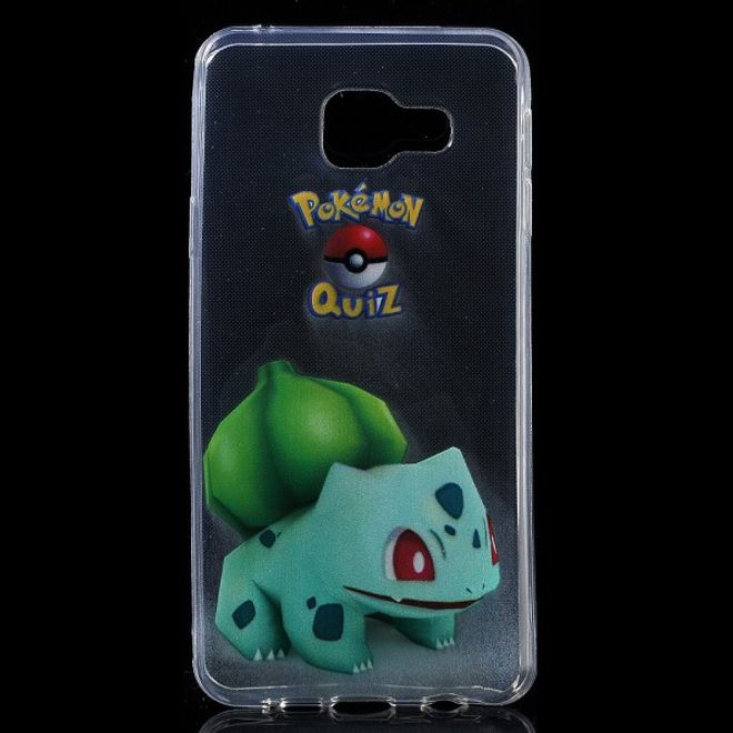 Samsung Galaxy A3 (2016) Elastische, dünne Plastik Cover Gummihülle mit Pokemon Bisasam