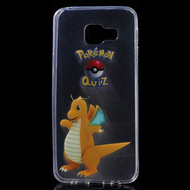 Samsung Galaxy A3 (2016) Elastische, dünne Plastik Cover Gummihülle mit Pokemon Dragoran