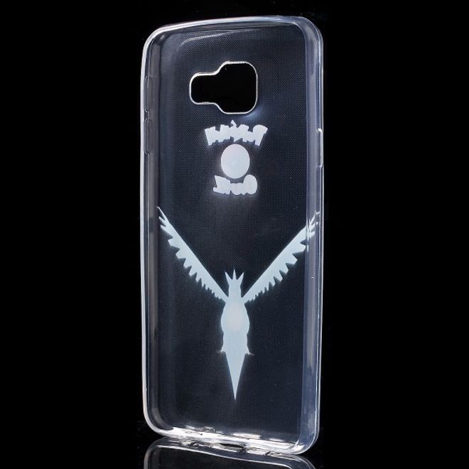 Samsung Galaxy A3 (2016) Elastische, dünne Plastik Cover Gummihülle mit Pokemon Arktos