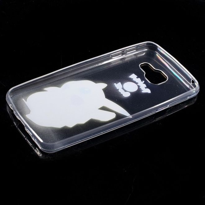 Samsung Galaxy A3 (2016) Elastische, dünne Plastik Cover Gummihülle mit Pokemon Pickachu