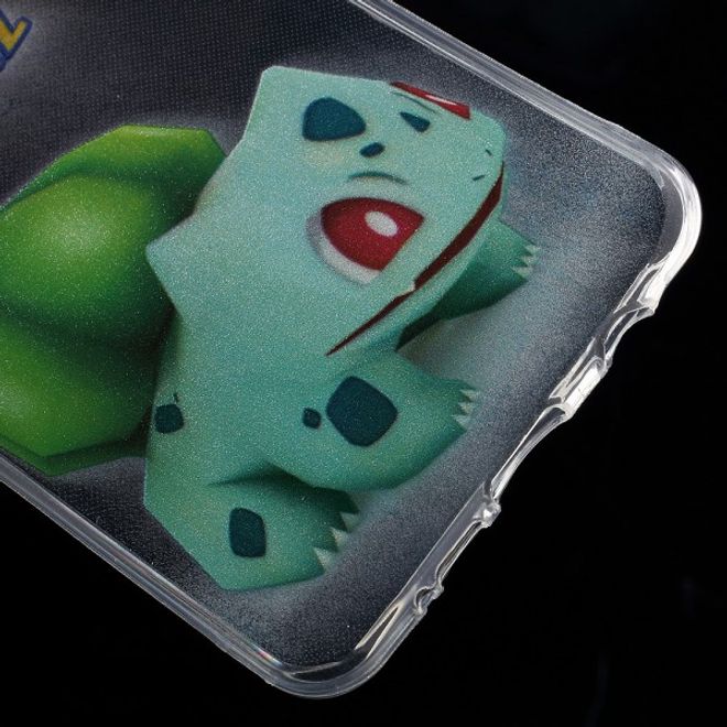 Samsung Galaxy A3 (2016) Elastische, dünne Plastik Cover Gummihülle mit Pokemon Bisasam