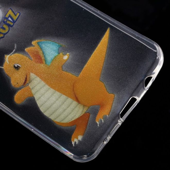 Samsung Galaxy A3 (2016) Elastische, dünne Plastik Cover Gummihülle mit Pokemon Dragoran