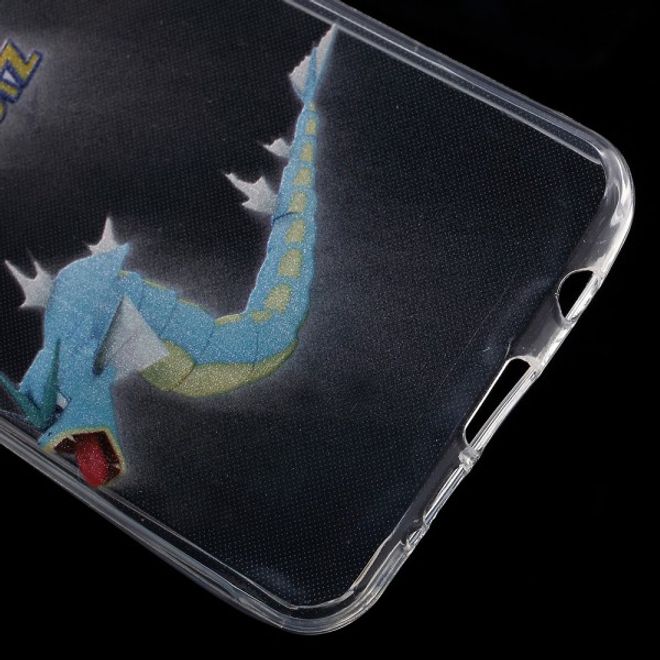 Samsung Galaxy A3 (2016) Elastische, dünne Plastik Cover Gummihülle mit Pokemon Garados