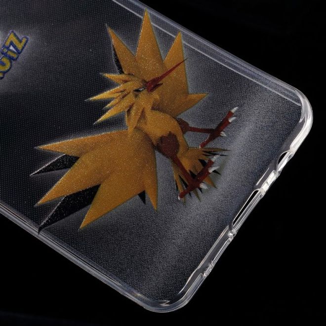 Samsung Galaxy A3 (2016) Elastische, dünne Plastik Cover Gummihülle mit Pokemon Zapdos