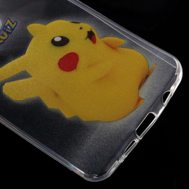 Samsung Galaxy A3 (2016) Elastische, dünne Plastik Cover Gummihülle mit Pokemon Pickachu