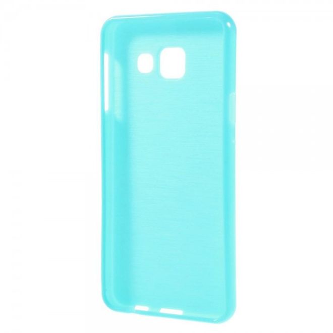 Samsung Galaxy A3 (2016) Elastische Plastik Case Handy Hülle - blau