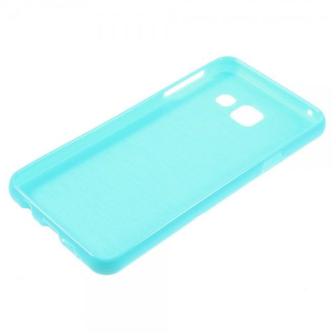 Samsung Galaxy A3 (2016) Elastische Plastik Case Handy Hülle - blau
