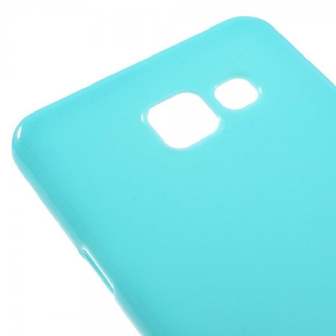Samsung Galaxy A3 (2016) Elastische Plastik Case Handy Hülle - blau