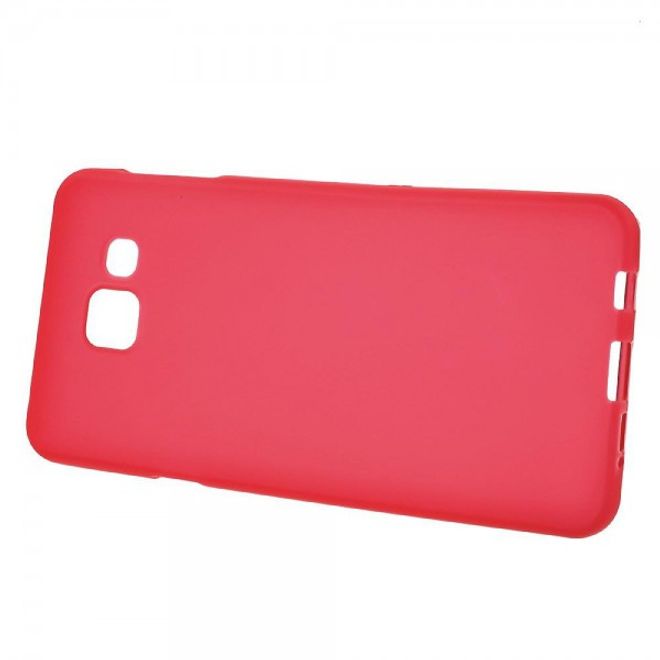 Samsung Galaxy A3 (2016) Elastisches, gelartiges Plastik Cover Case - rot