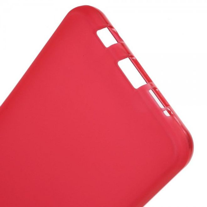 Samsung Galaxy A3 (2016) Elastisches, gelartiges Plastik Cover Case - rot