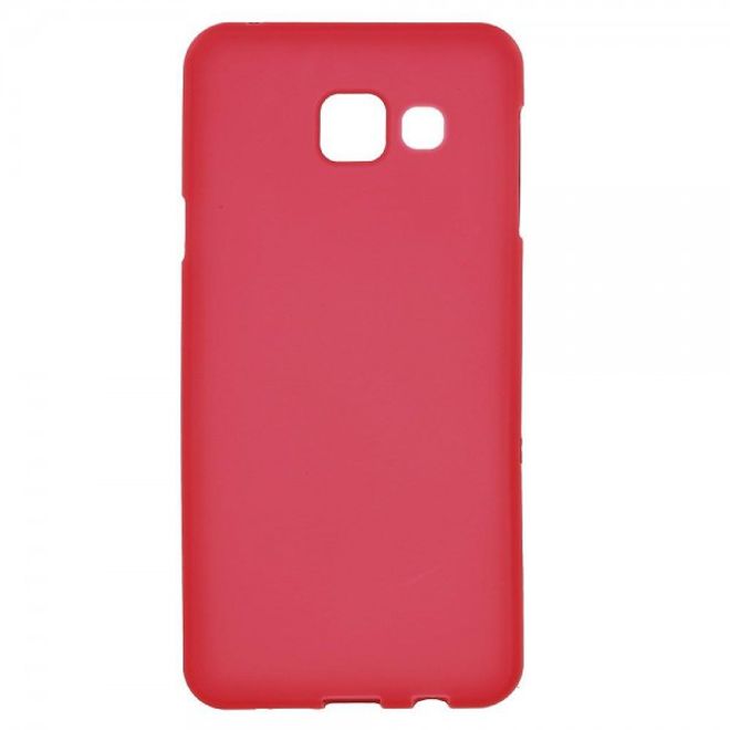 Samsung Galaxy A3 (2016) Elastisches, gelartiges Plastik Cover Case - rot