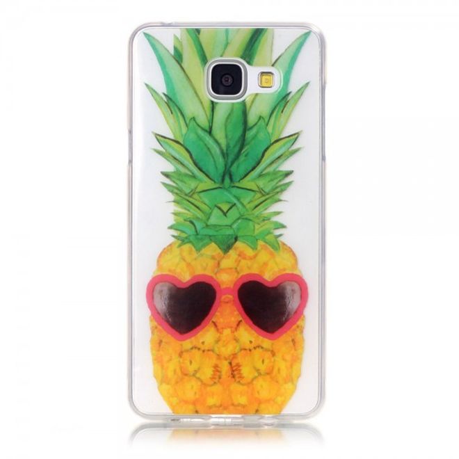 Samsung Galaxy A3 (2016) Handyhülle - TPU Soft Case - Ananas und Sonnenbrille