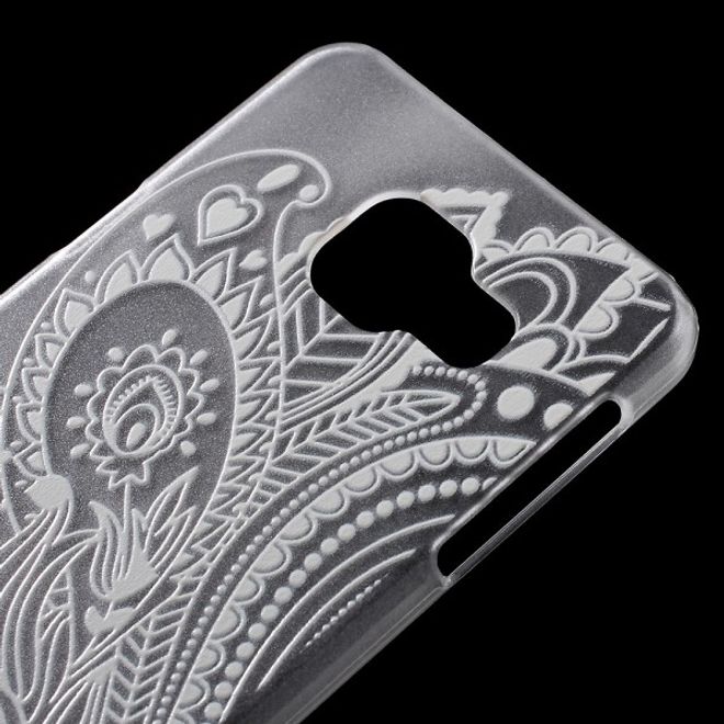 Samsung Galaxy A3 (2016) Transparente Hart Plastik Case Handyhülle mit Mandala