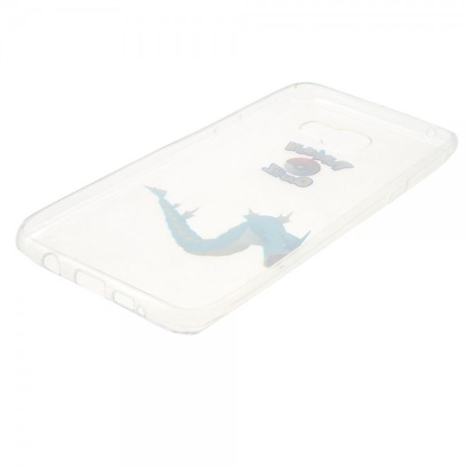 Samsung Galaxy A5 (2016) Elastische, dünne Plastik Cover Gummihülle mit Pokemon Garados