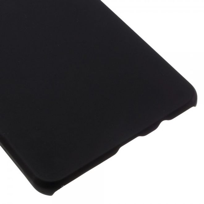 Samsung Galaxy A5 (2016) Gummierte Hart Plastik Case Hülle - schwarz