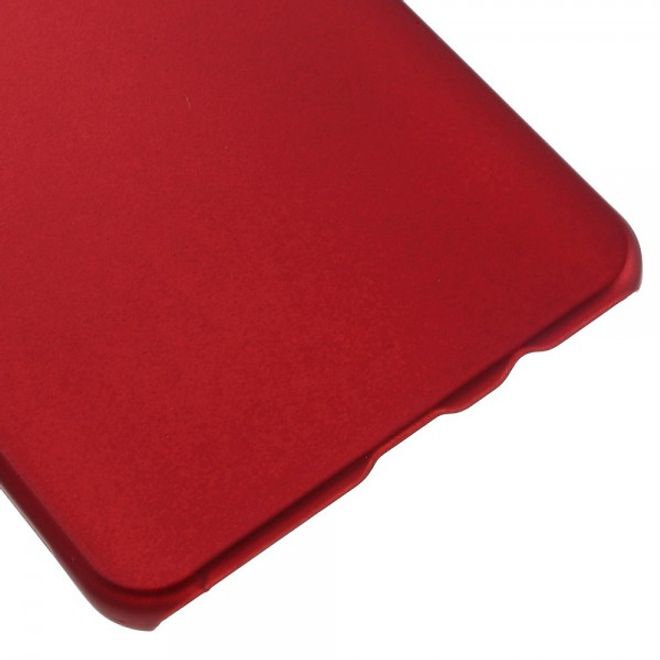 Samsung Galaxy A5 (2016) Gummierte Hart Plastik Case Hülle - rot