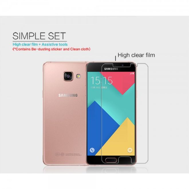 Samsung Galaxy A5 (2016) Schutzfolie mit Anti-Fingerabdruck Beschichtung von Nillkin - HD klar