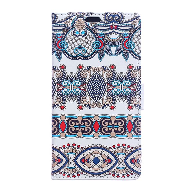 Samsung Galaxy A5 (2017) Handy Case - Hülle aus Leder - klassisches Muster