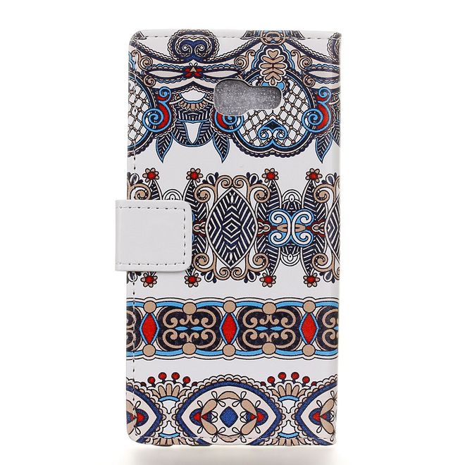 Samsung Galaxy A5 (2017) Handy Case - Hülle aus Leder - klassisches Muster