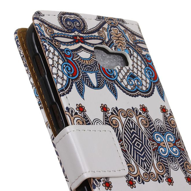 Samsung Galaxy A5 (2017) Handy Case - Hülle aus Leder - klassisches Muster