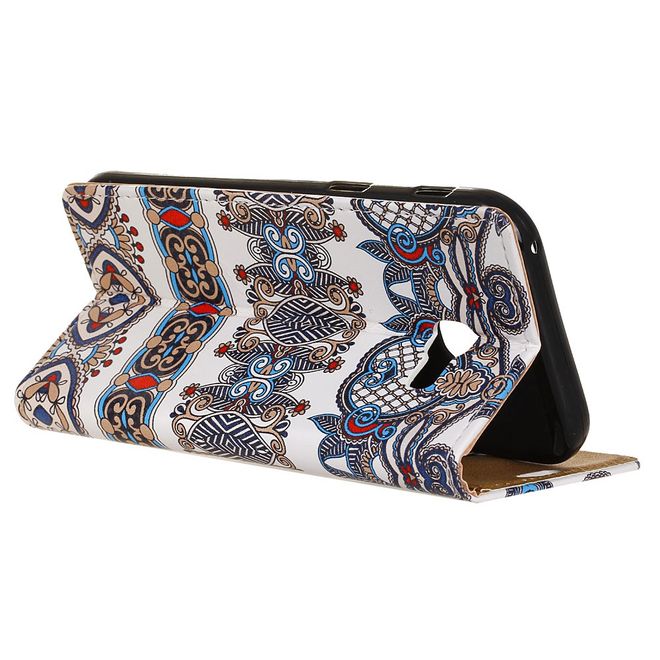 Samsung Galaxy A5 (2017) Handy Case - Hülle aus Leder - klassisches Muster