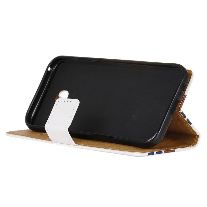 Samsung Galaxy A5 (2017) Handy Case - Hülle aus Leder - klassisches Muster