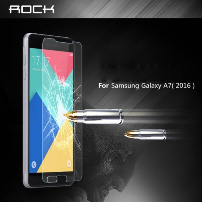 Samsung Galaxy A7 (2016) Schutzfolie aus gehärtetem Gorilla Glas von Rock