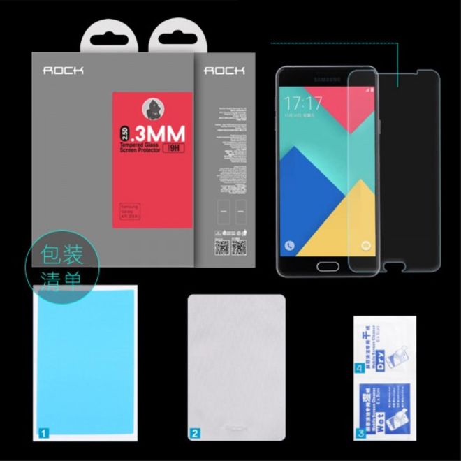 Samsung Galaxy A7 (2016) Schutzfolie aus gehärtetem Gorilla Glas von Rock