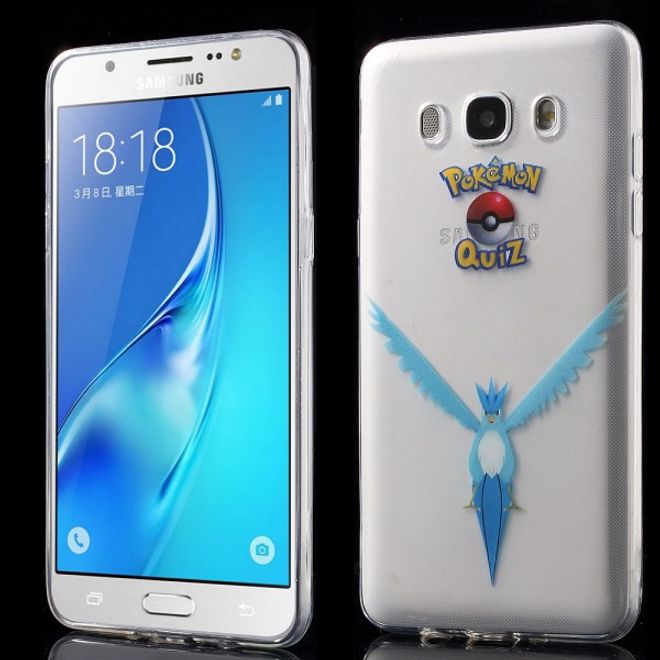 Samsung Galaxy J5 (2016) Elastische, dünne Plastik Cover Gummihülle mit Pokemon Arktos