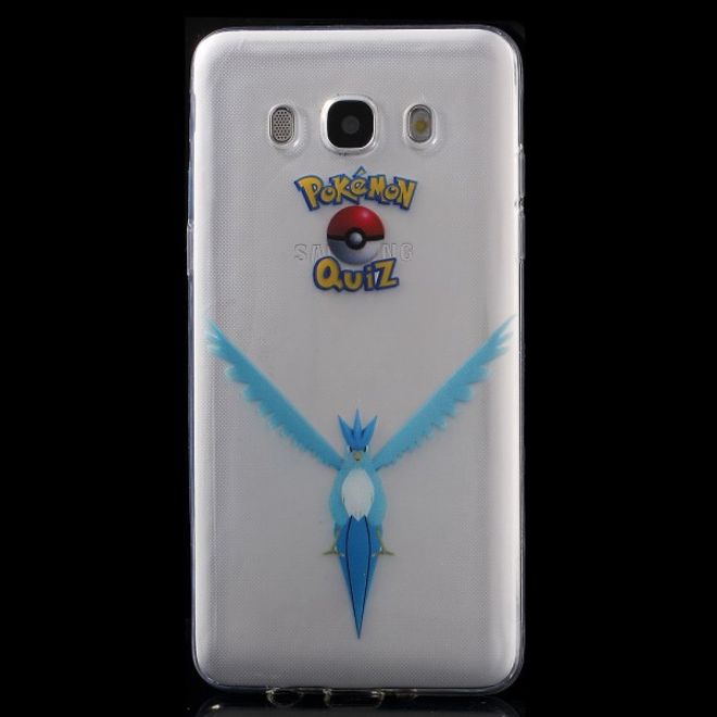 Samsung Galaxy J5 (2016) Elastische, dünne Plastik Cover Gummihülle mit Pokemon Arktos