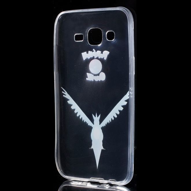 Samsung Galaxy J5 Elastische, dünne Plastik Cover Gummihülle mit Pokemon Arktos