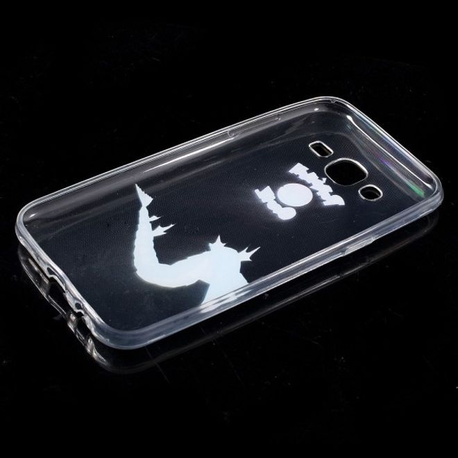 Samsung Galaxy J5 Elastische, dünne Plastik Cover Gummihülle mit Pokemon Garados