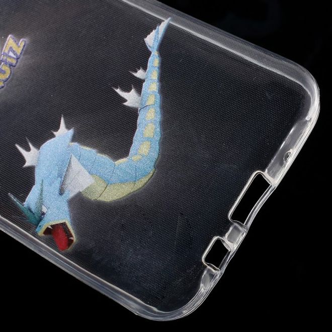 Samsung Galaxy J5 Elastische, dünne Plastik Cover Gummihülle mit Pokemon Garados