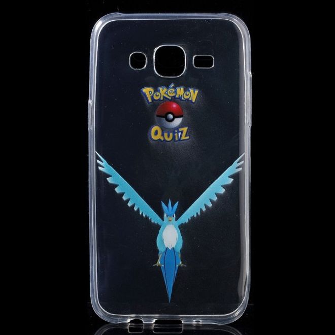 Samsung Galaxy J5 Elastische, dünne Plastik Cover Gummihülle mit Pokemon Arktos