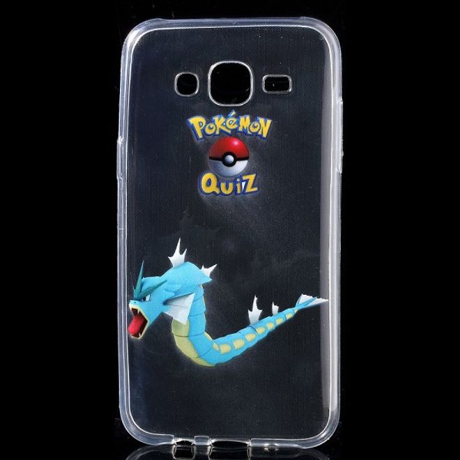 Samsung Galaxy J5 Elastische, dünne Plastik Cover Gummihülle mit Pokemon Garados