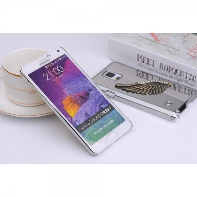 Samsung Galaxy Note 4 Hart Plastik Case mit metallenem Flügel - gold