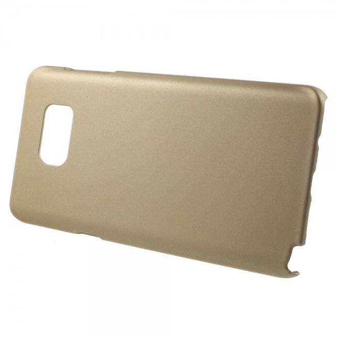 Samsung Galaxy Note 5 Gummiertes Hart Plastik Case - champagnerfarben