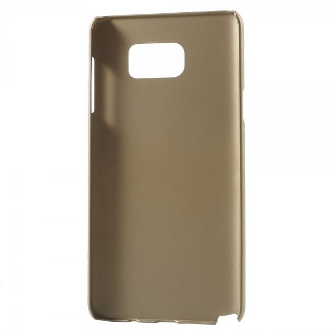 Samsung Galaxy Note 5 Gummiertes Hart Plastik Case - champagnerfarben