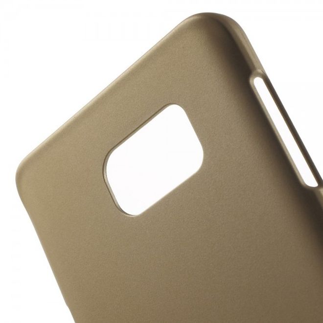 Samsung Galaxy Note 5 Gummiertes Hart Plastik Case - champagnerfarben