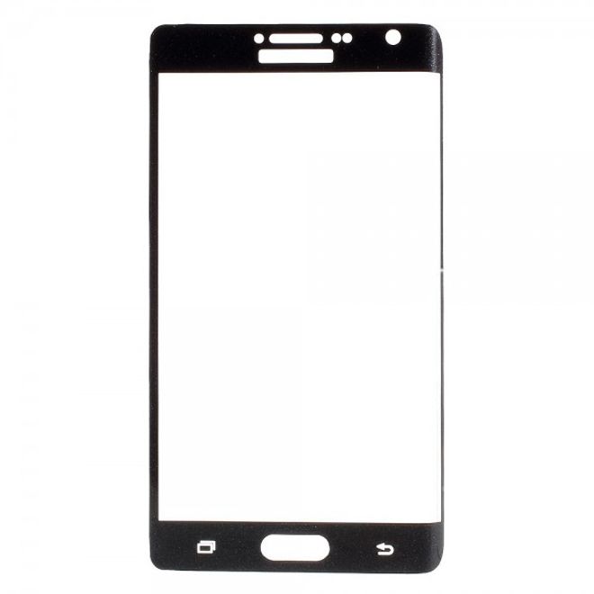 Samsung Galaxy Note Edge Schutzfolie aus gehärtetem Glas (deckt das ganze Display ab) - schwarz