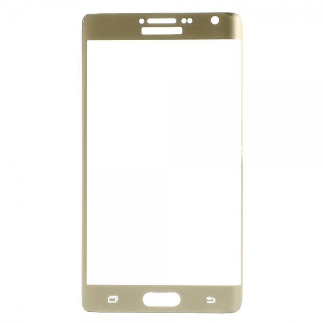 Samsung Galaxy Note Edge Schutzfolie aus gehärtetem Glas (deckt das ganze Display ab) - gold