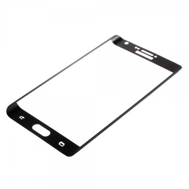 Samsung Galaxy Note Edge Schutzfolie aus gehärtetem Glas (deckt das ganze Display ab) - schwarz