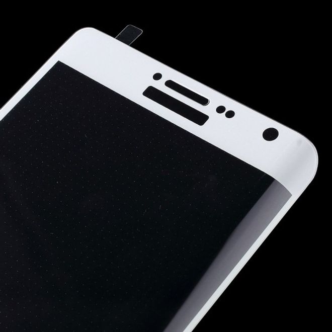 Samsung Galaxy Note Edge Schutzfolie aus gehärtetem Glas (deckt das ganze Display ab) - weiss