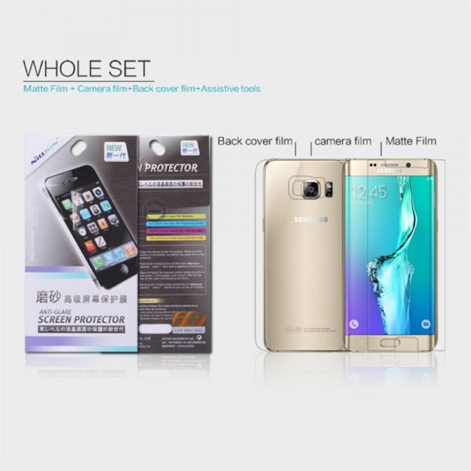 Galaxy S6 Edge Plus Schutzfolie mit Blendschutz von Nillkin