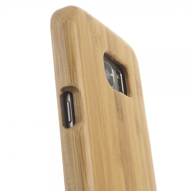 Samsung Galaxy S7 Echtholz Case Hülle - khakifarben