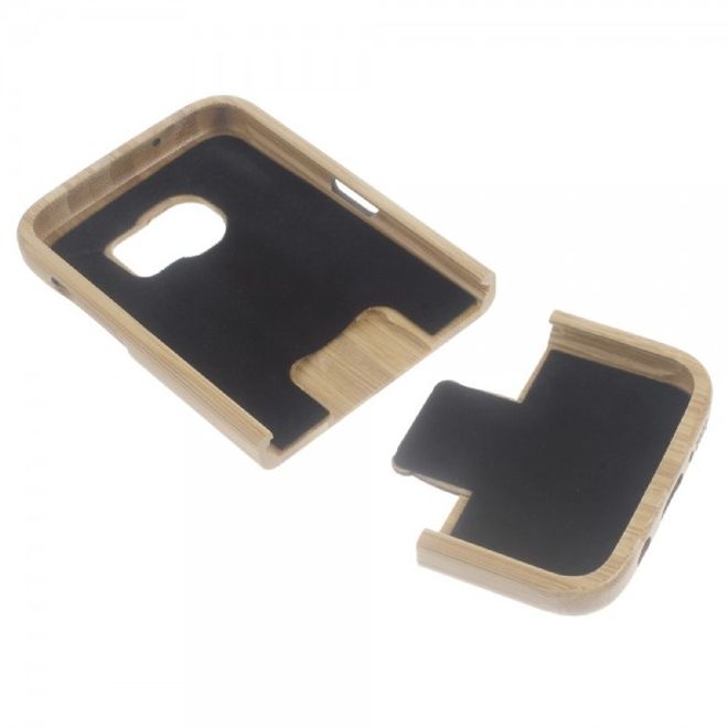 Samsung Galaxy S7 Echtholz Case Hülle - khakifarben