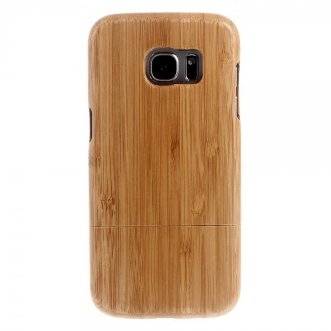 Samsung Galaxy S7 Edge Echtholz Case Hülle - khakifarben