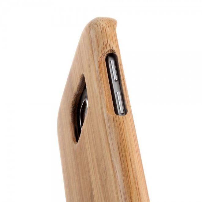 Samsung Galaxy S7 Edge Echtholz Case Hülle - khakifarben