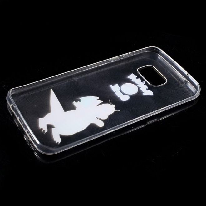 Samsung Galaxy S7 Edge Elastische, dünne Plastik Cover Gummihülle mit Pokemon Dragoran