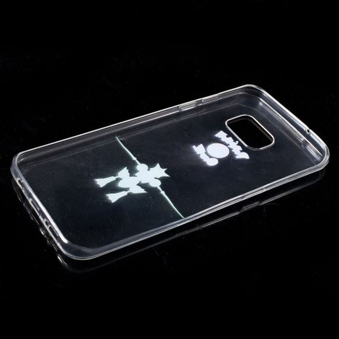 Samsung Galaxy S7 Edge Elastische, dünne Plastik Cover Gummihülle mit Pokemon Sichlor